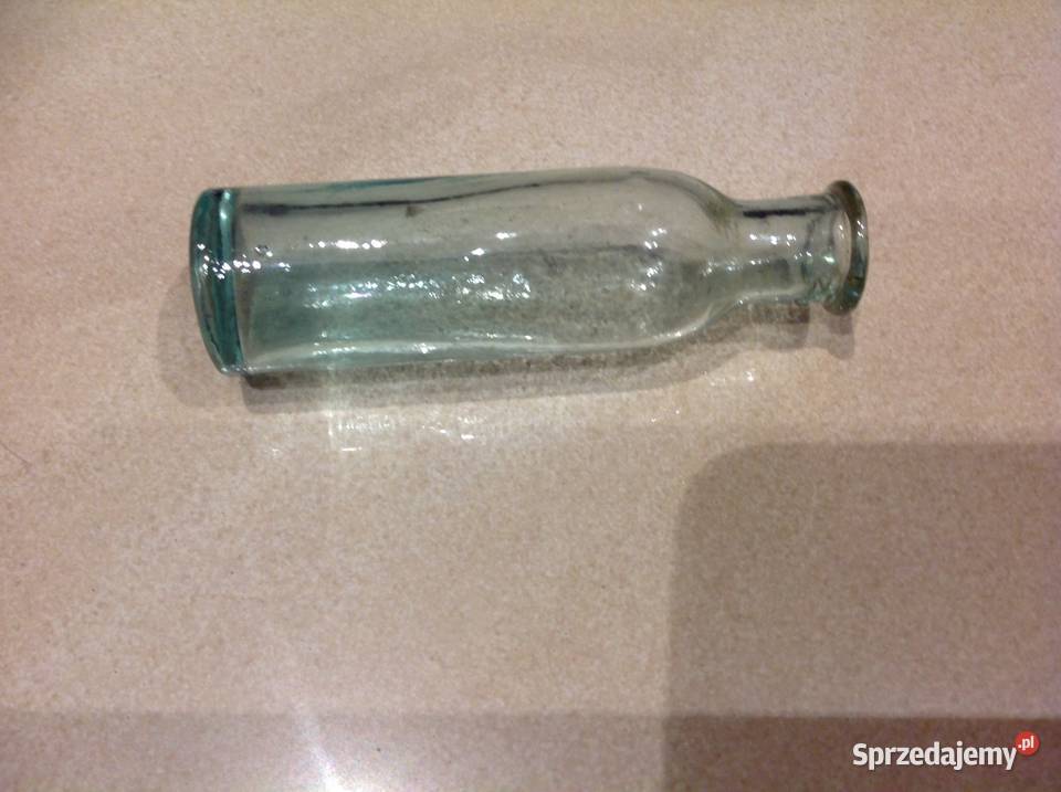 Mała Szklana Buteleczka Apteczna Niemiecka STARA Nowa Sól