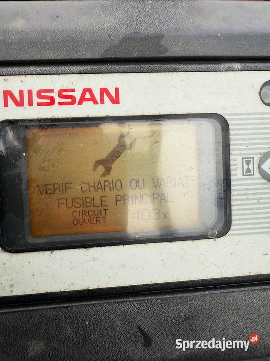 wózek widłowy elektryczny NISSAN 1NL18Q Triplex Działoszyn