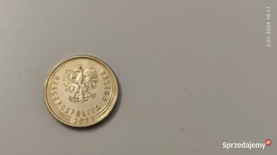 1 gr grosz 2023 mennicze Numizmatyka