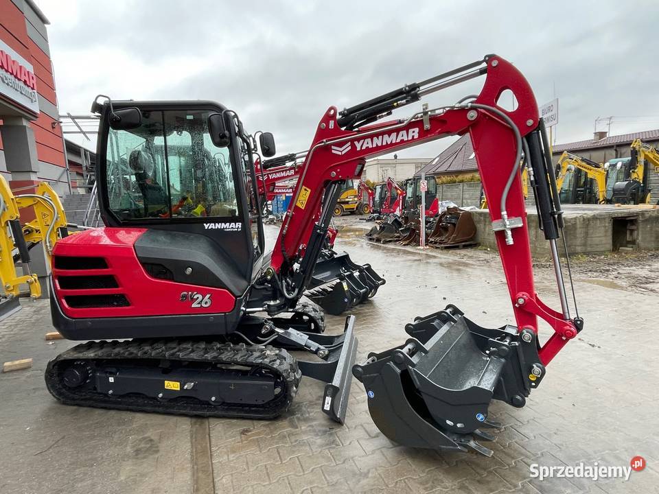 YANMAR SV26 PREMIUM fabrycznie nowa 2022r ręki Koparki Warszawa
