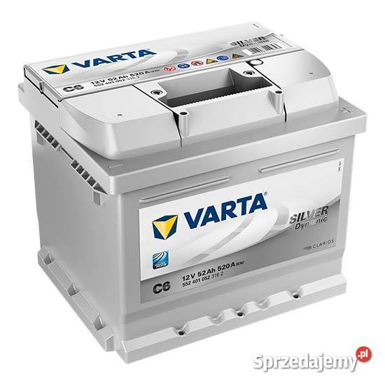 Akumulator Varta Silver Dynamic C6 52Ah520A Zakopane sprzedam