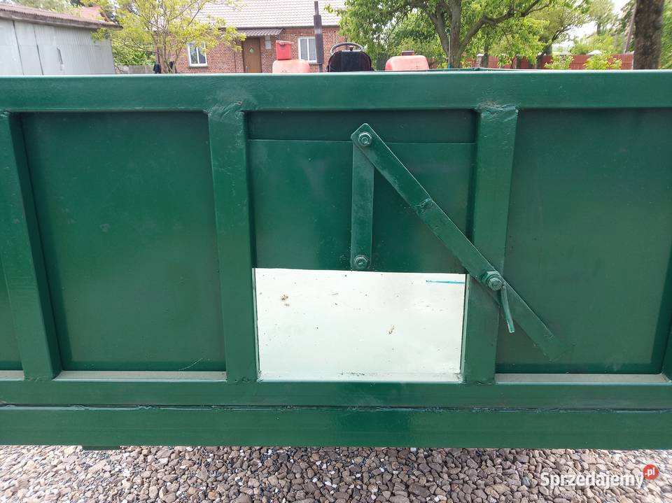 Przyczepa jednoosiowa wywrotka