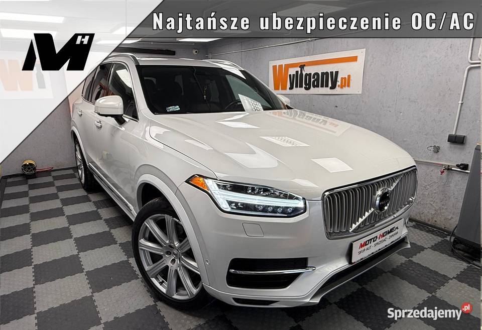 Volvo XC 90 Inscription ACC T8 kamery 360 biała Poznań