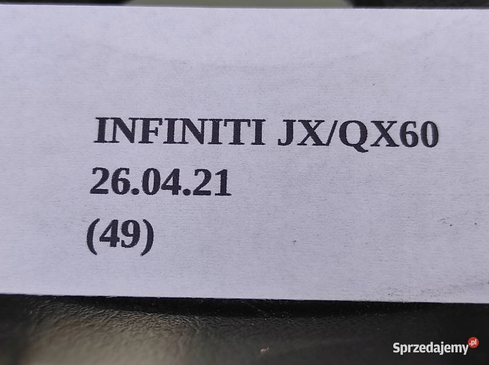 KIEROWNICA WIELOFUNKCYJNA INFINITI QX60 JX kierownice wielkopolskie Nowy Tomyśl