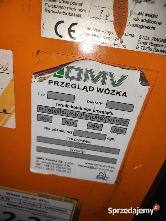 Wózek widłowy STIHL wysokiego składowania