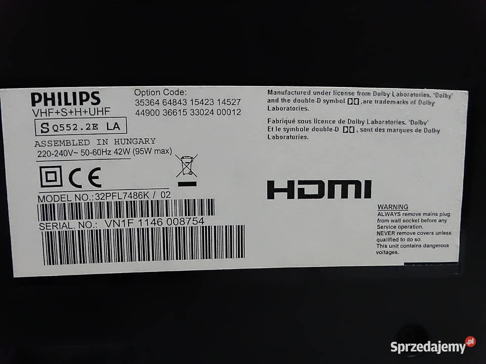Telewizor Philips 32 Ambilight Full HD Biłgoraj