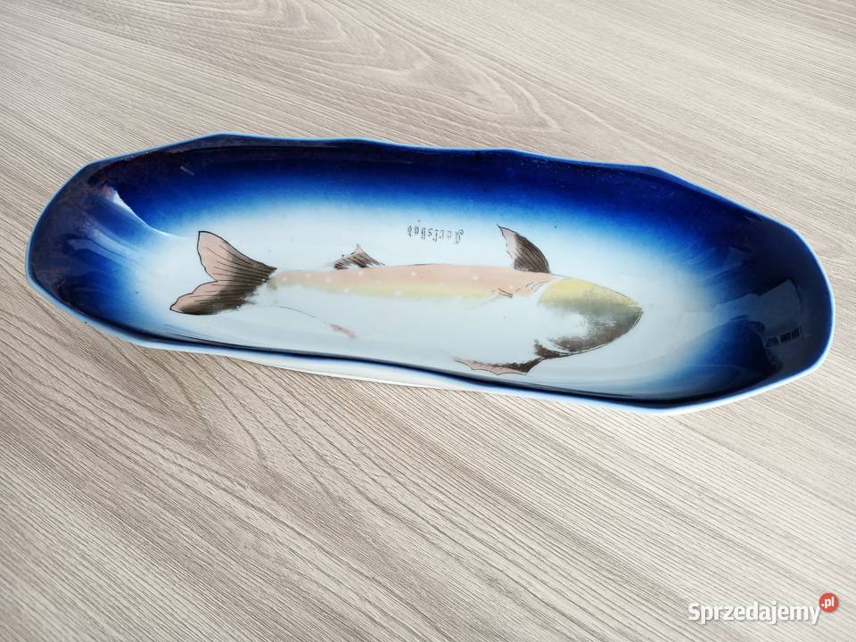 Ręcznie malowany porcelanowy półmisek do Kraków