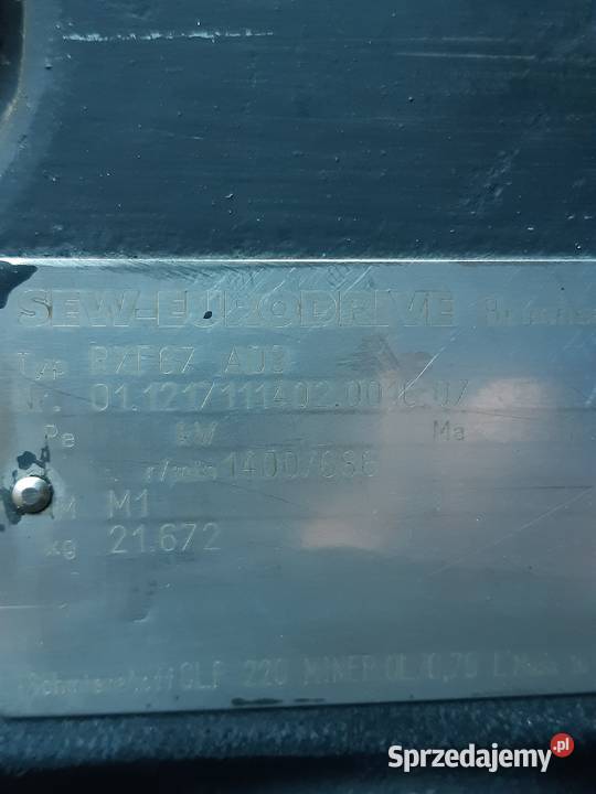 Motoreduktor Przekładnia terenowe Brzózka