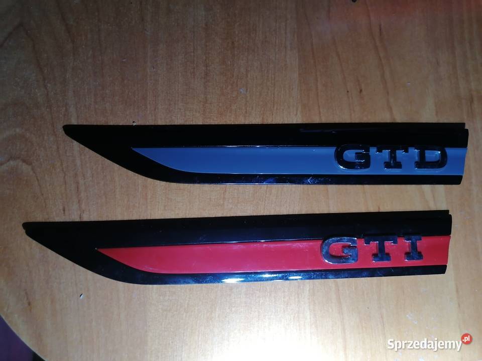 Emblemat listwa znaczek GTI GTD Skwierzyna
