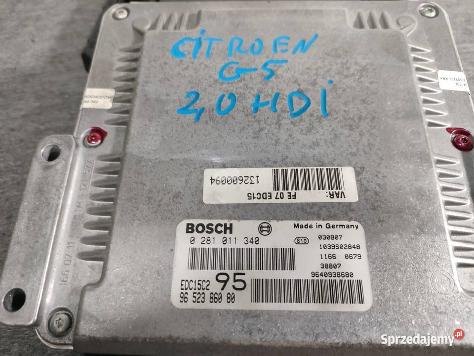 Citroen C5 20 HDI zestaw startowy Swarzędz sprzedam