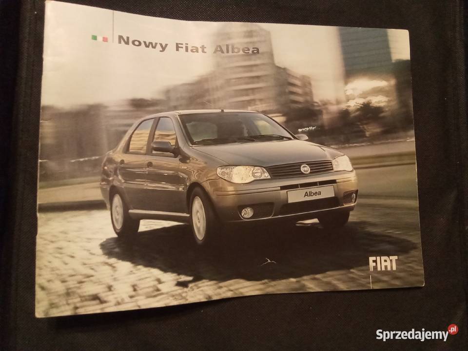 Gazetka informacyjna o fiacie albea Vintage mazowieckie sprzedam