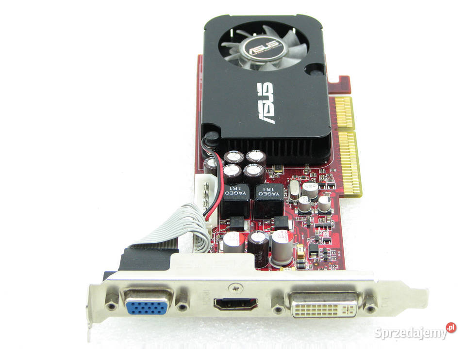 ASUS ATI Radeon HD3450 512MB 64bit DDR2 DSUB DVI Asus łódzkie Cielądz sprzedam