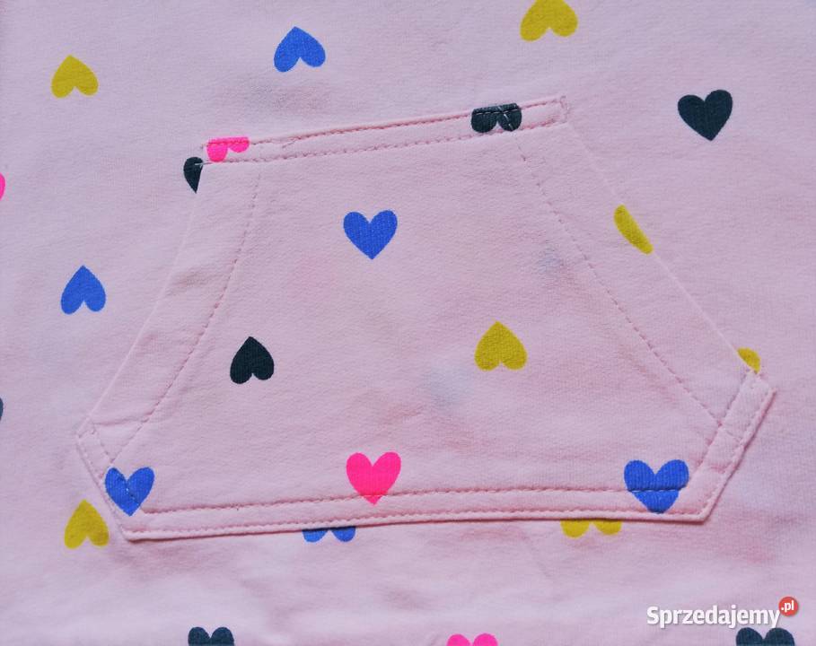 Komplet w serduszka Cool Club 74 bluza legginsy dziewczynka