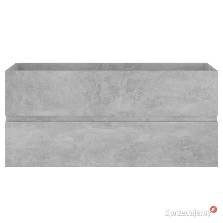 Szafka pod umywalkę szarość betonu 100x385x45 Pozostałe