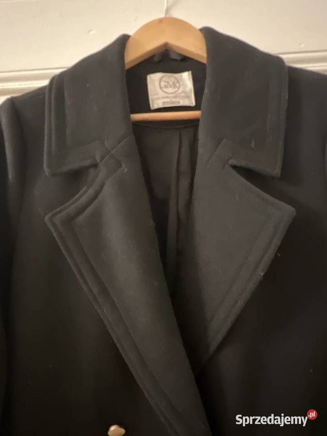 Ponadczasowy klasyczny płaszcz czarny zachodniopomorskie Gąski sprzedam