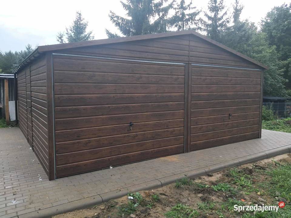 Garaż blaszany 6x58 WZMOCNIONY PROFILAMI Sprzedaż Mińsk Mazowiecki sprzedam