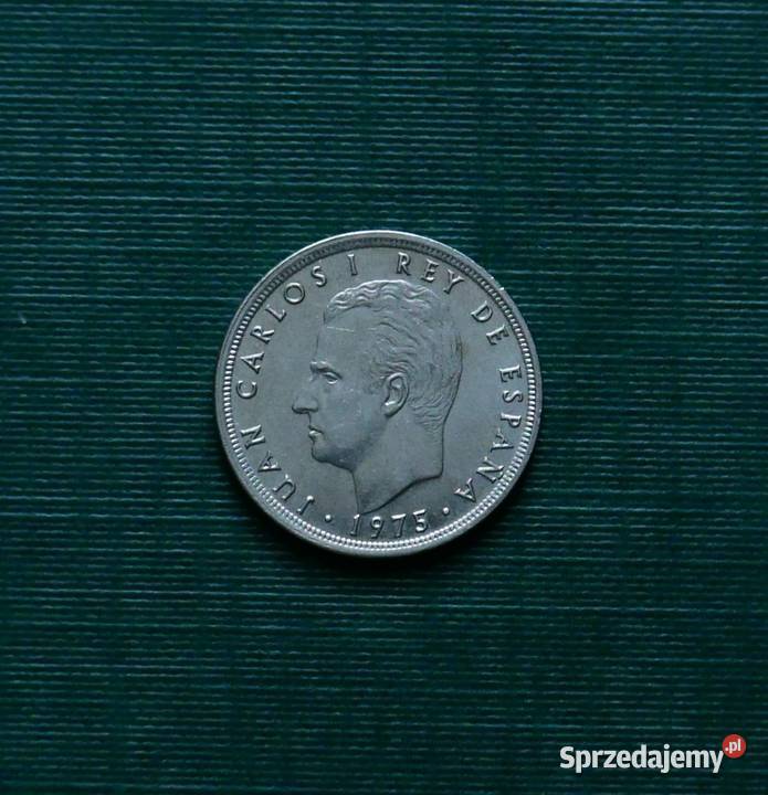 HISZPANIA 5 peset 1975r 76 w gwiazdce Gliwice sprzedam