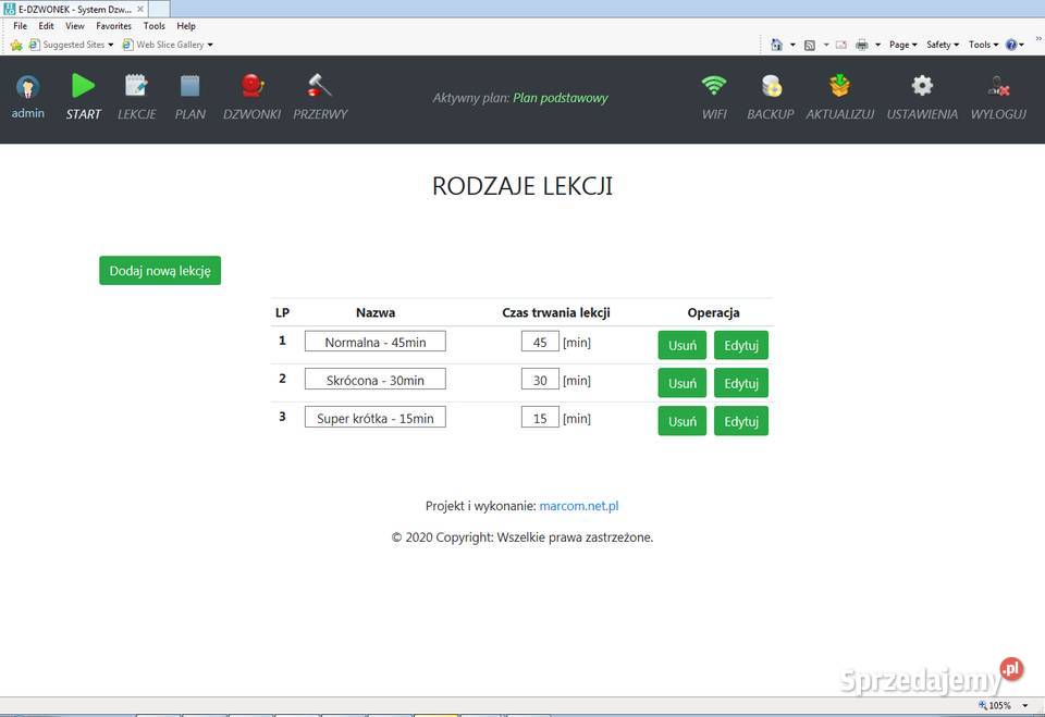 Elektroniczny dzwonek szkolny bezstresowy Katowice