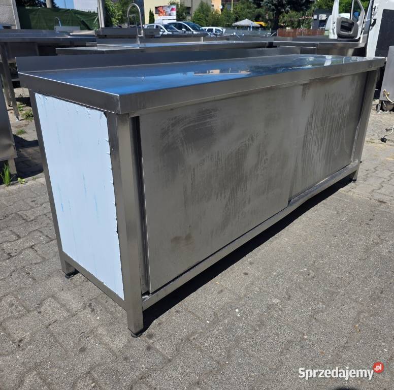 Stół Gastro z Szafką Drzwi Suwane 2006085 M1319 Nowe Skalmierzyce