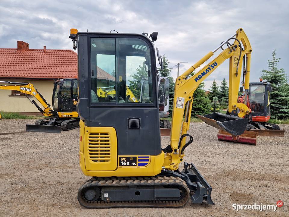 Minikoparka Komatsu PC 16 2018r 1800mtg lubelskie