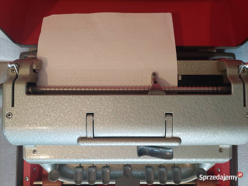 Maszyna do pisania pismem Braillea Białystok