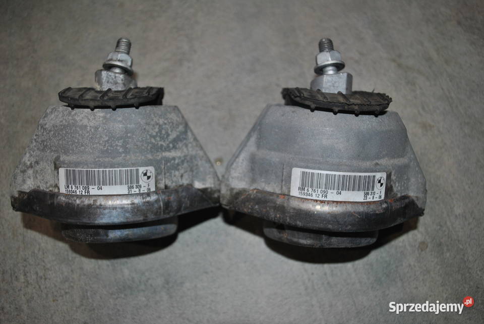 Zawieszenie silnika lewe i prawe BMW E60 E61 osobowe Poręba