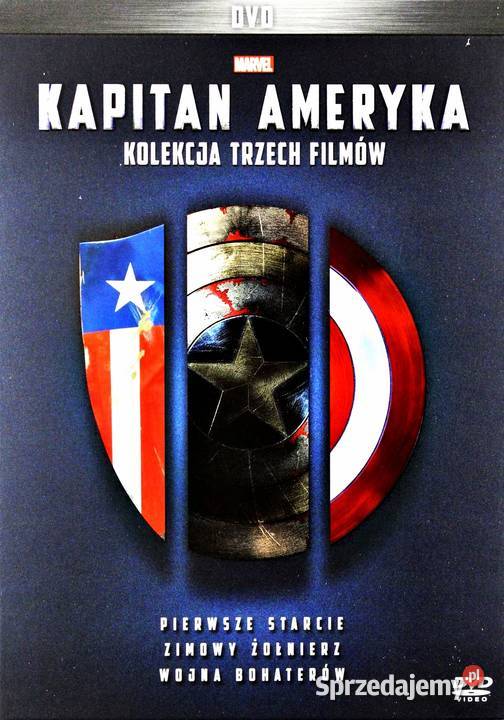 KAPITAN AMERYKA KOLEKCJA TRZECH FILMÓW
