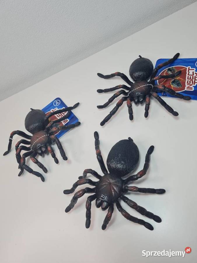 Pająki gumowe zabawki insect toy Figurki Krasne-Lasocice