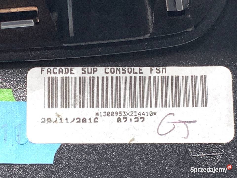 DEKOR TUNELU ŚROKOWEGO PEUGEOT 308 II 9677993380 osobowe sprzedam