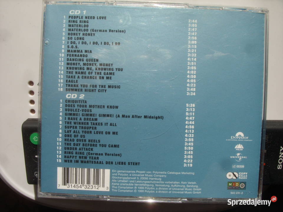 Rock plyty CDABBA THE COMPLETE 2 cd 1999 Płyty i kasety dolnośląskie Wołów