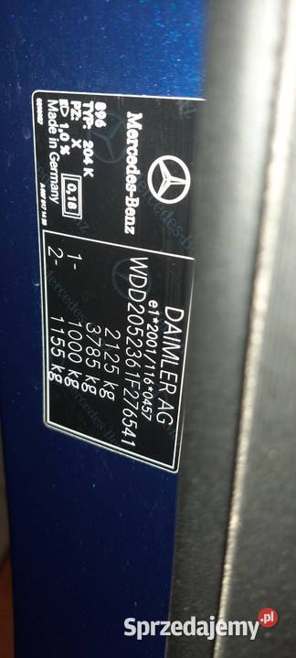 Mercedes kombi C klasa W 205 2015r Łódź