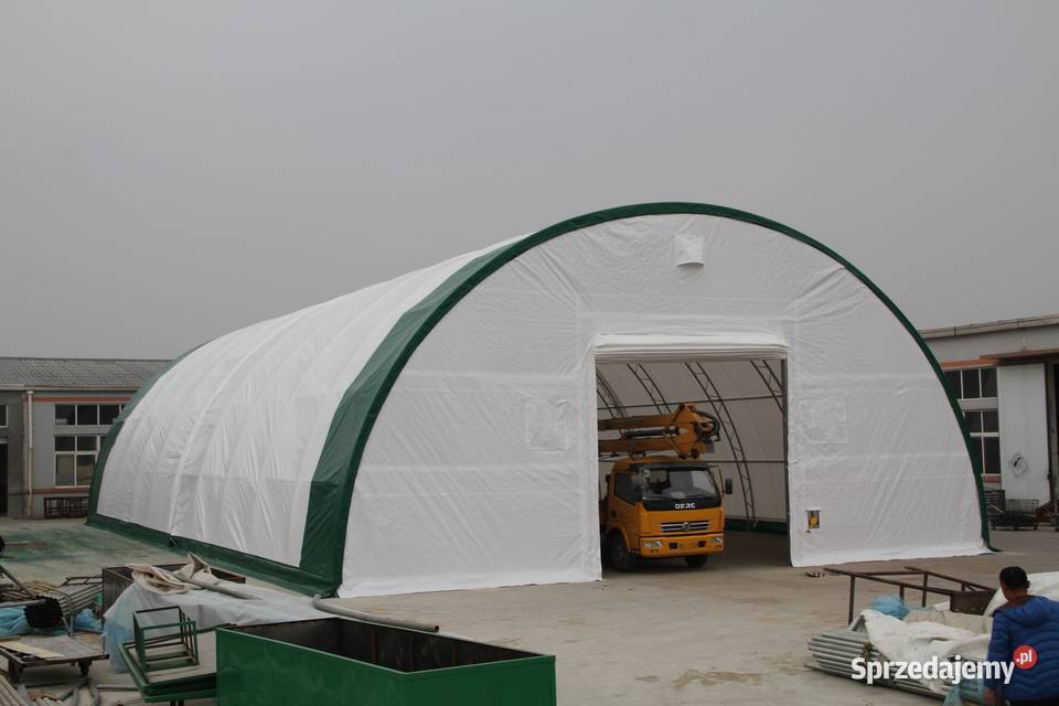 Hala namiotowa łukowa 1525x244 m PVC 900gm2 dolnośląskie Wrocław sprzedam