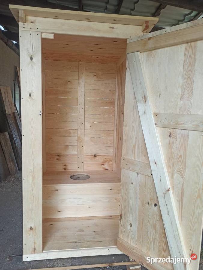 Wc ogrodowe duże toj toj wychodek sławojka Woźniki