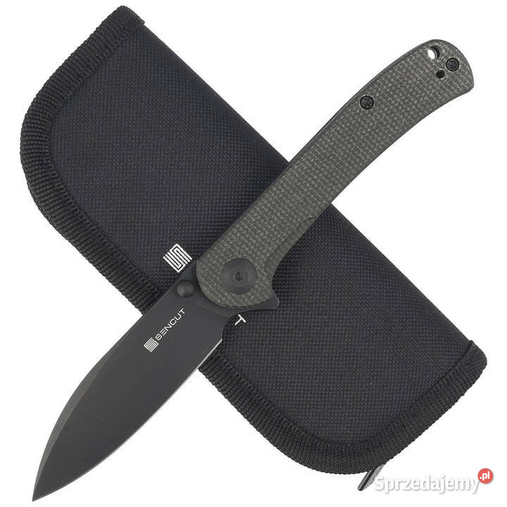 Nóż składany Sencut Scepter Dark Green Micarta Akcesoria, narzędzia i noże Warszawa sprzedam