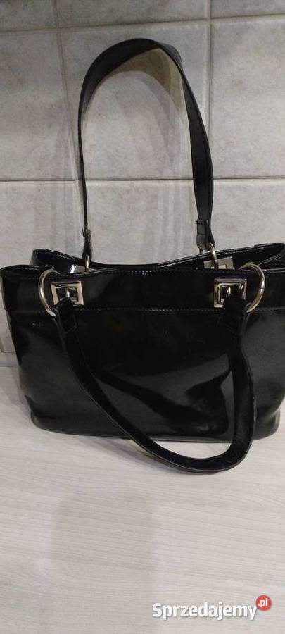 Torebka z lakierowanej skóry 23cm Torby i torebki Lublin sprzedam