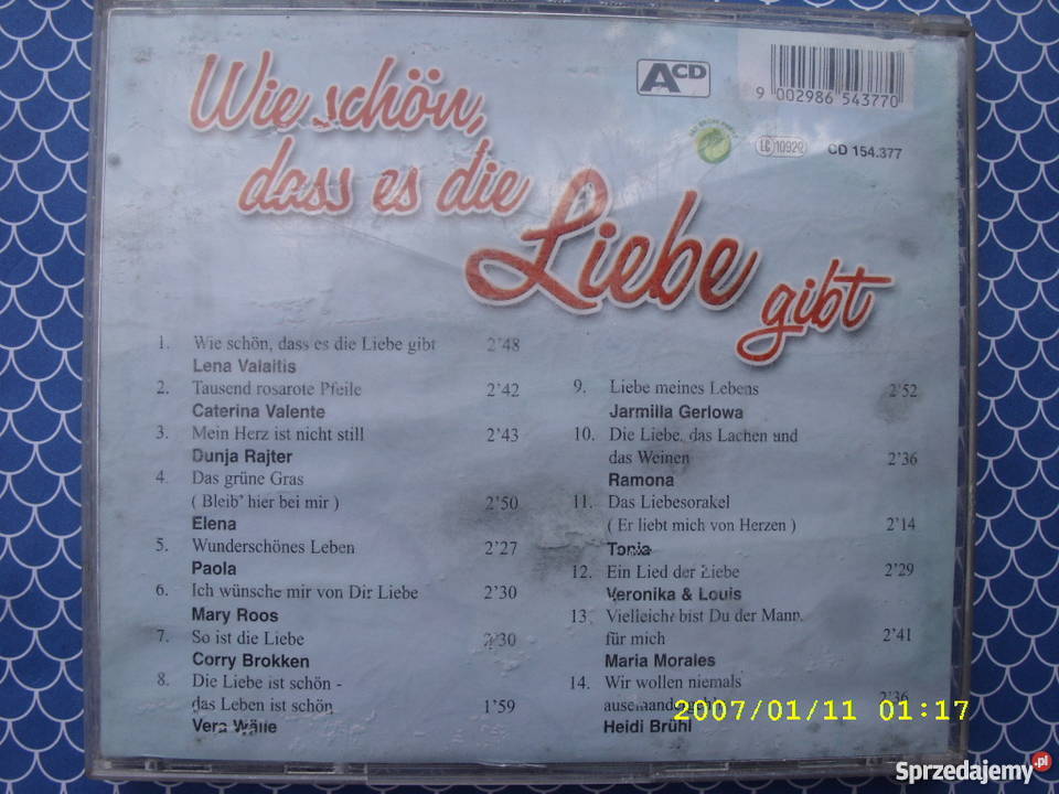 CD WIE SCHON DASS ES DIE LIEBE GIBT ACD Austria Płyty i kasety Wołów