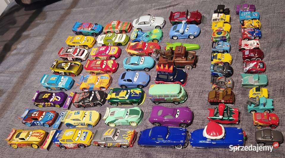 Disney Pixar Cars Auta Mattel 55 sztuk pomorskie Gdańsk
