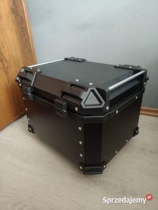 ALUMINIOWY kufer motocyklowy centralny CZARNY Żyrardów sprzedam