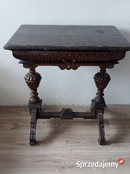 Antyk stolik dębowy Antyki mazowieckie