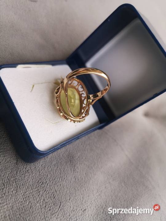 złoty pierścionek złoto 585 Pierścionki Toruń