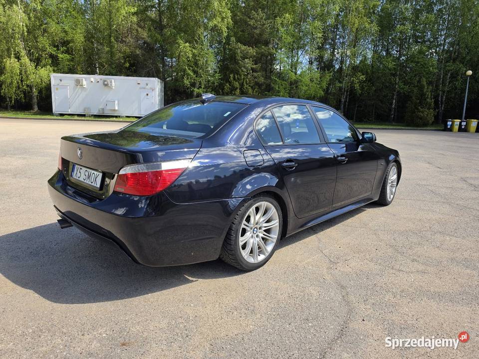 BMW E60 525i M54B25 2004 Mpakiet Shadowline pomorskie Kaliska Kościerskie sprzedam