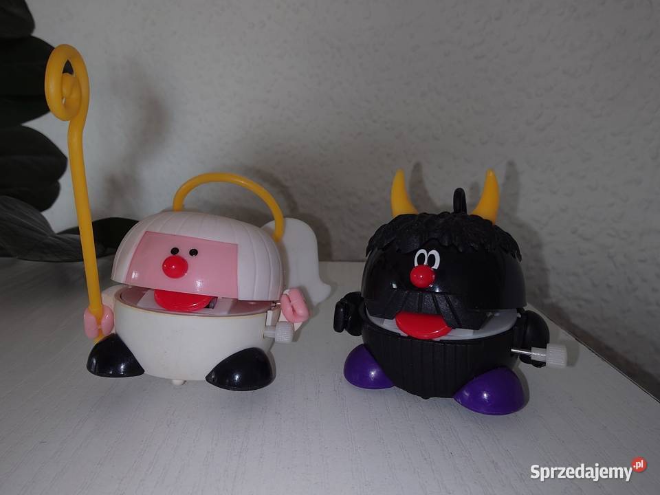 Anioł i diabeł nakręcane zabawki kpl 2 PRL Pozostałe Warszawa