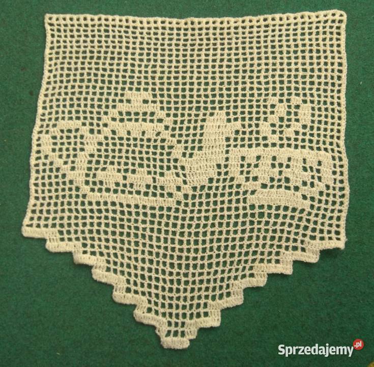 2 sztuki Firanka szydełkowa zazdrostka KAWA Firany Katowice