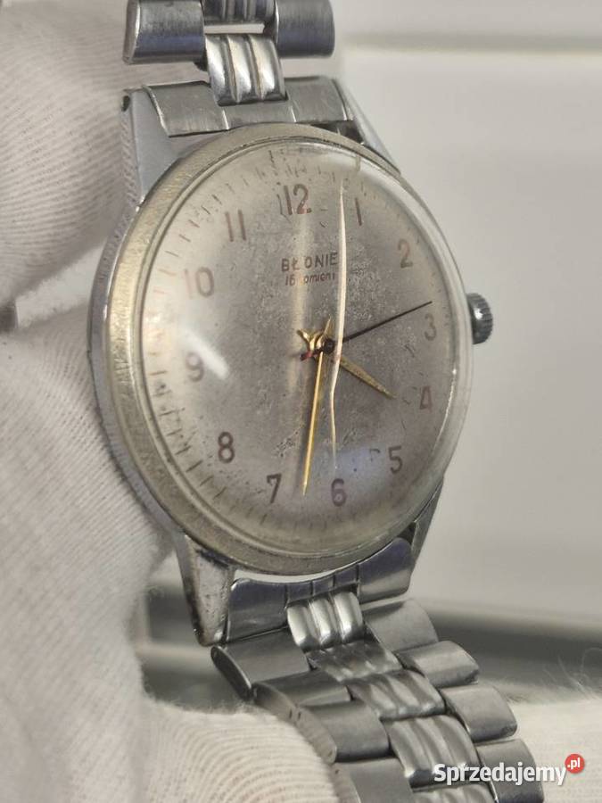 Zegarek mechaniczny Błonie duży XXL Chorzów
