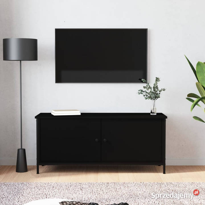 Szafka pod TV czarna 102x35x45 materiał Warszawa sprzedam