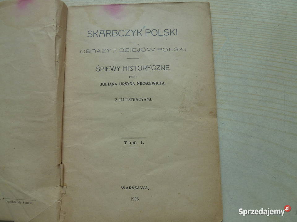Skarbczyk Polski tom I Obrazy z dziejów Polski