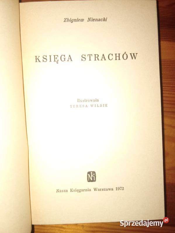 Zbigniew Nienacki KSIĘGA STRACHÓW 1972 Łódź