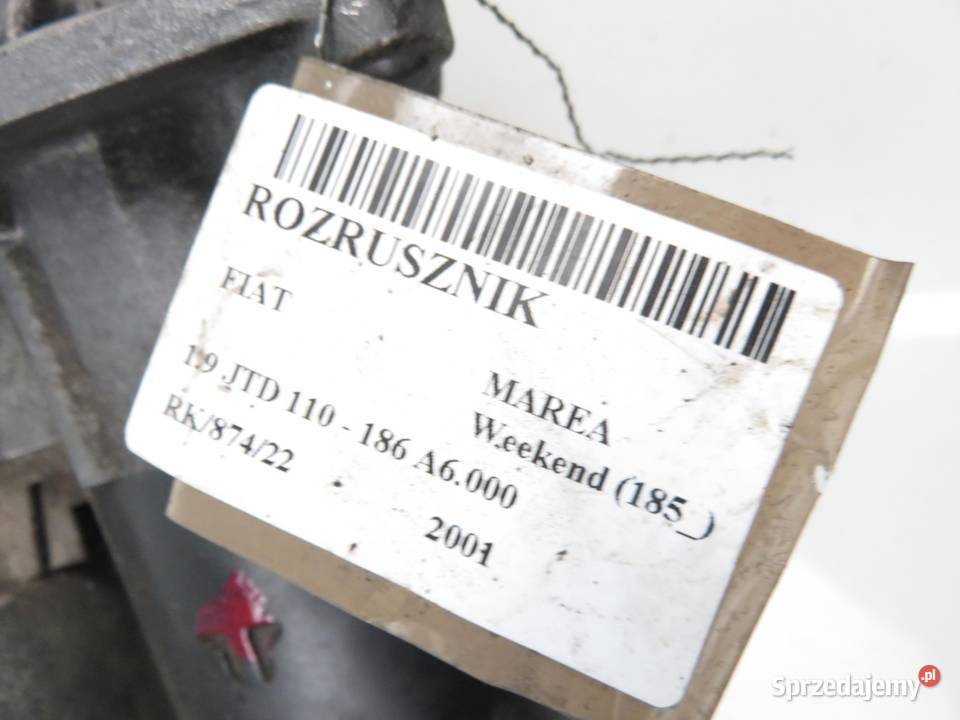 ROZRUSZNIK FIAT MAREA 19 JTD