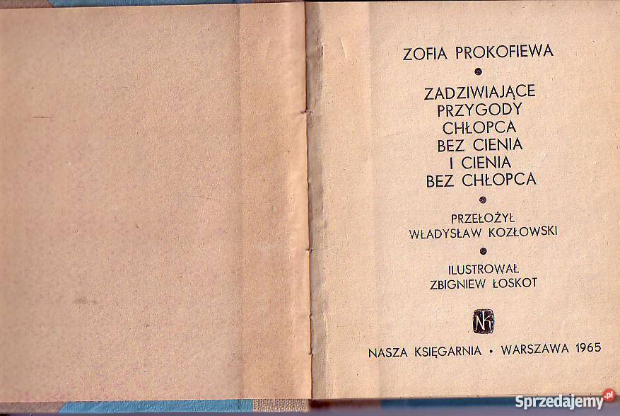 6133 ZADZIWIAJĄCE PRZYGODY CHŁOPCA BEZ CIENIA I Czyrna