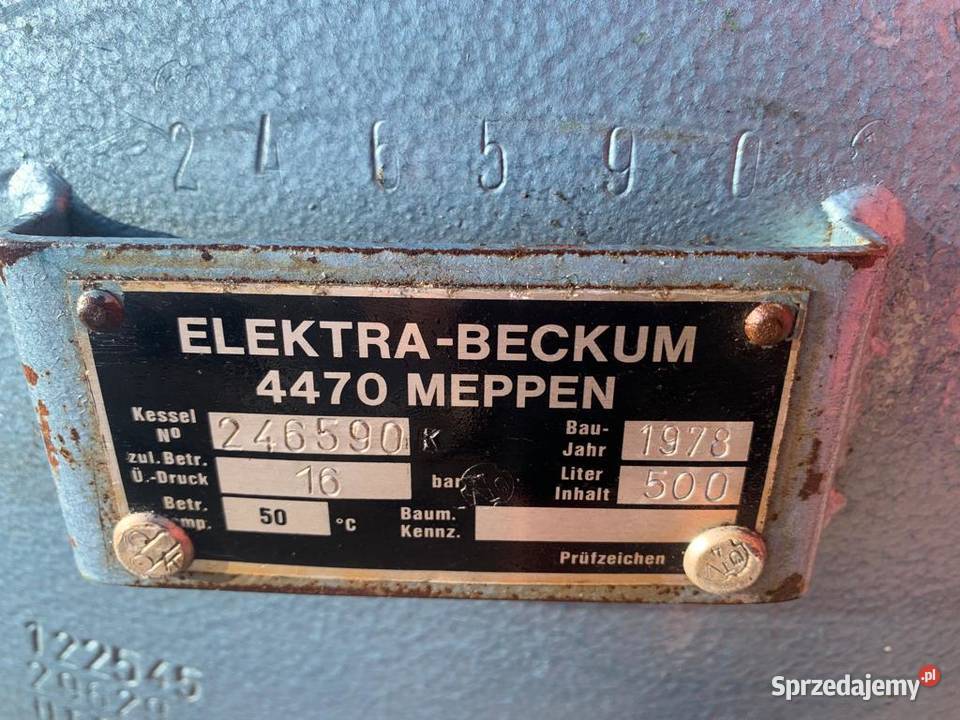 Kompresor Elektra 500l Wejherowo sprzedam